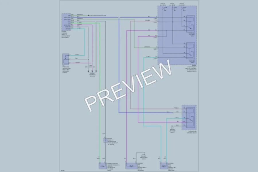 2004 Suzuki Forenza Cooling Fan wiring diagram preview