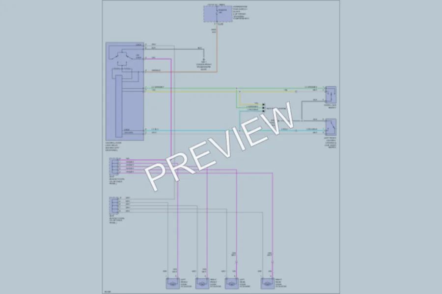 2004 Suzuki Forenza Power Door Locks wiring diagram preview