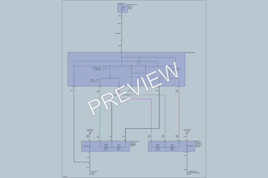 2004 Suzuki Forenza Power Mirrors wiring diagram preview