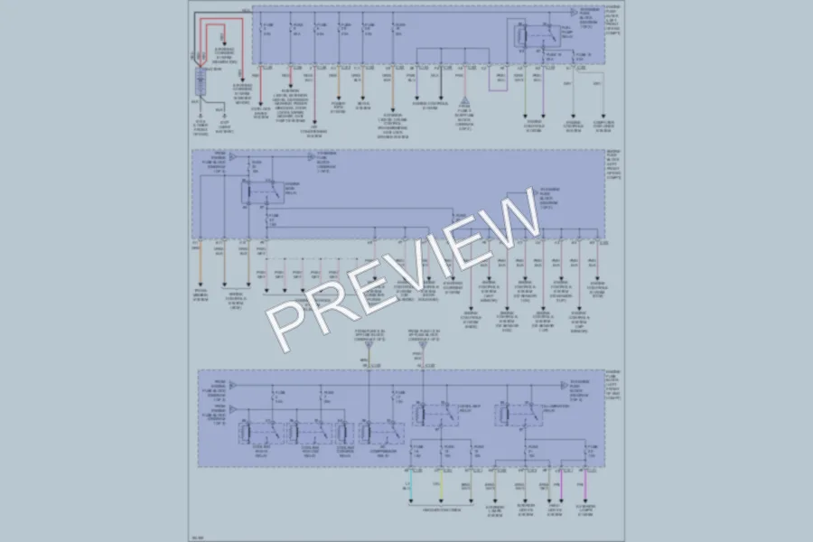 2004 Suzuki Verona Power Distribution wiring diagram preview