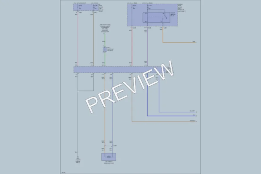 2004 Suzuki Verona Power Windows wiring diagram preview