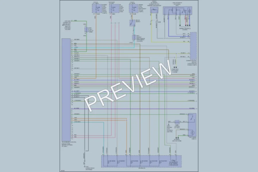 2004 Suzuki Verona Transmission wiring diagram preview