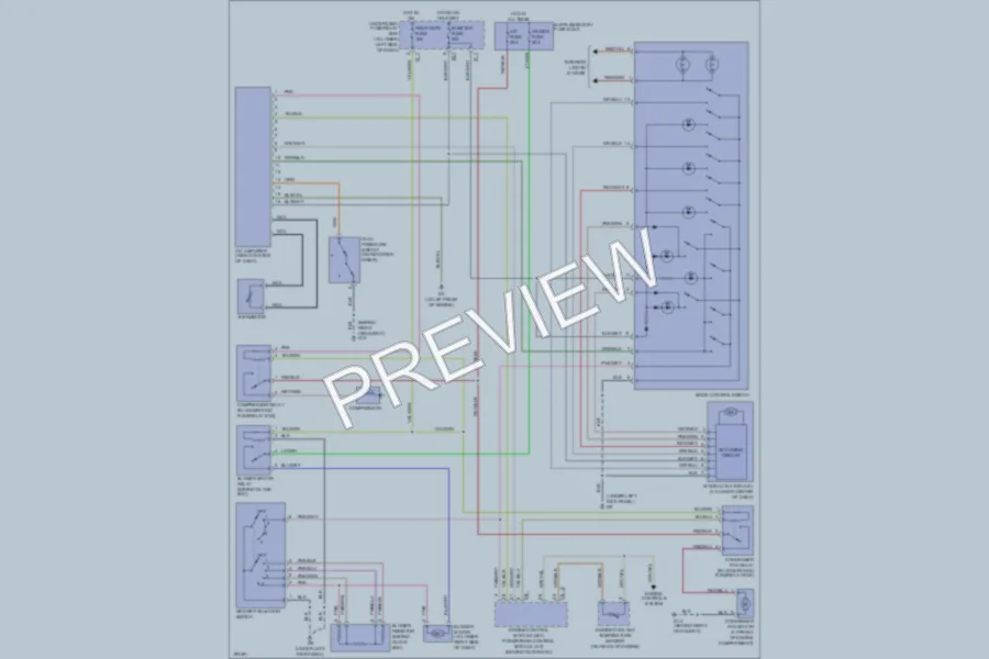 2004 Suzuki VitaraV6 Air Conditioning wiring diagram preview