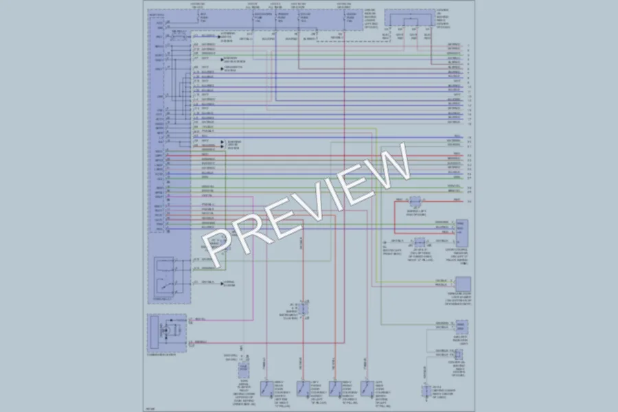 2004 Toyota 4Runner Anti Theft wiring diagram preview