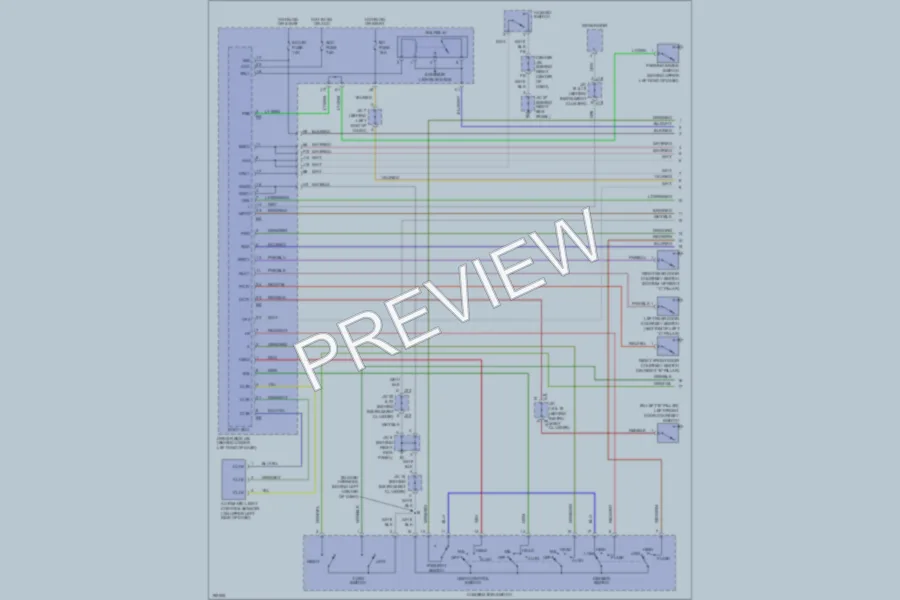 2004 Toyota 4Runner Headlights wiring diagram preview