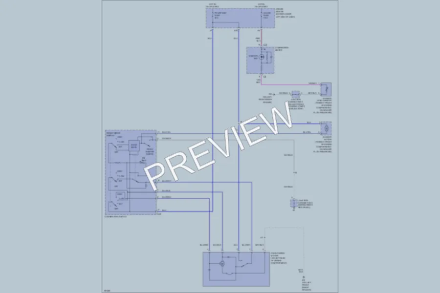 2004 Toyota 4Runner Wiper Washer wiring diagram preview