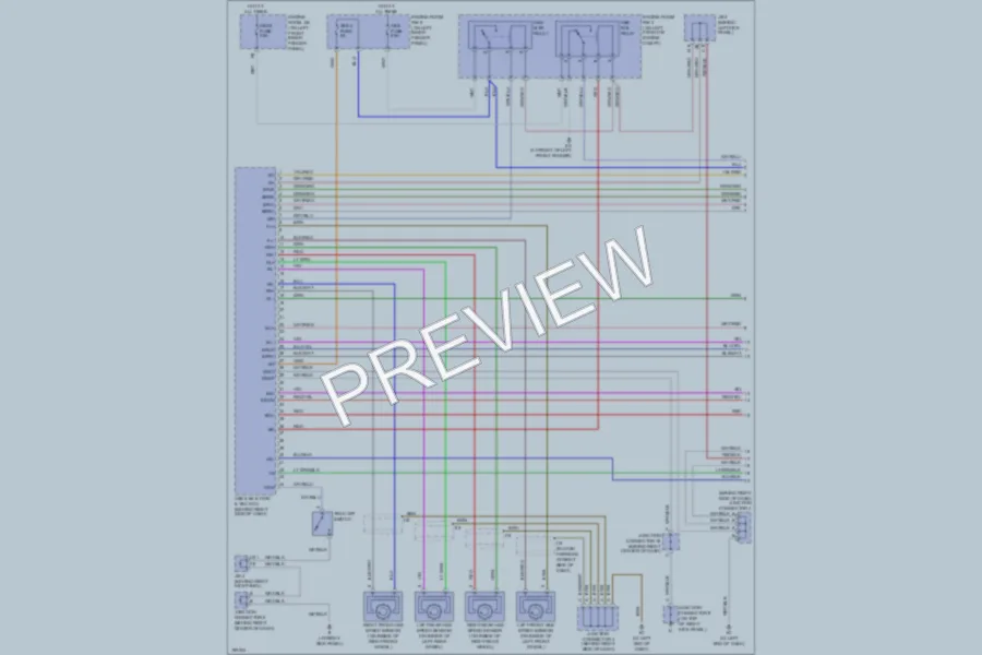 2004 Toyota Avalon Anti Lock Brakes wiring diagram preview