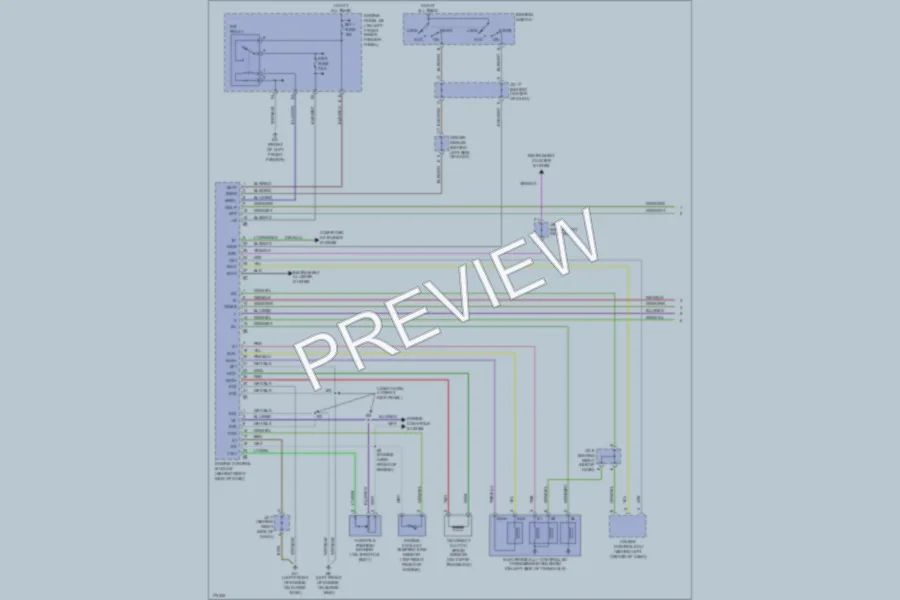 2004 Toyota Avalon Transmission wiring diagram preview