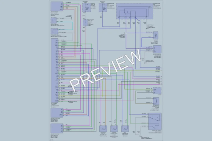 2004 Toyota Camry Air Conditioning wiring diagram preview