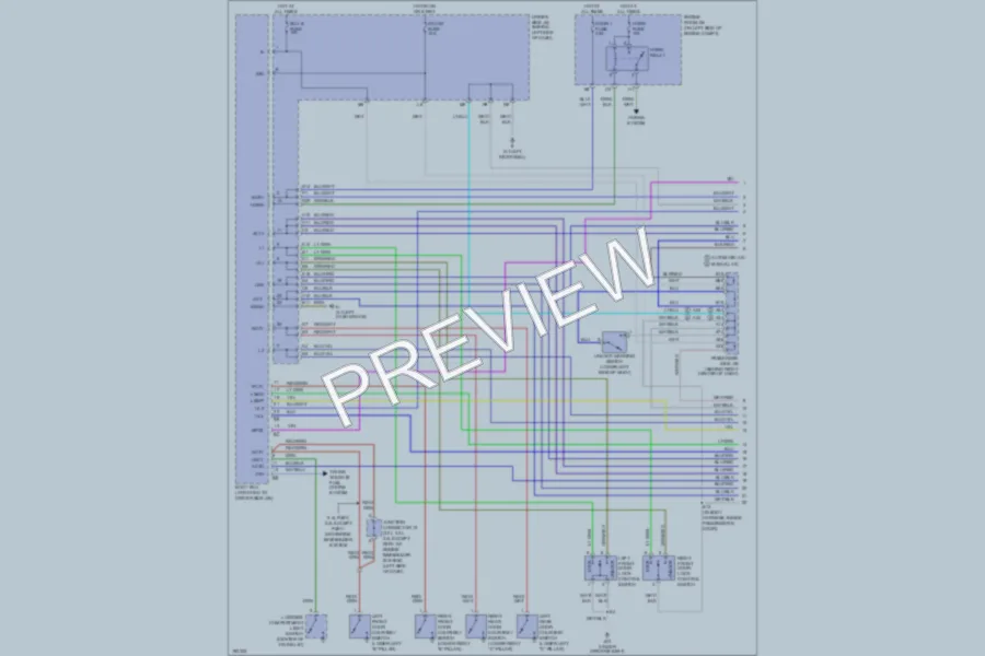 2004 Toyota Camry Anti Theft wiring diagram preview