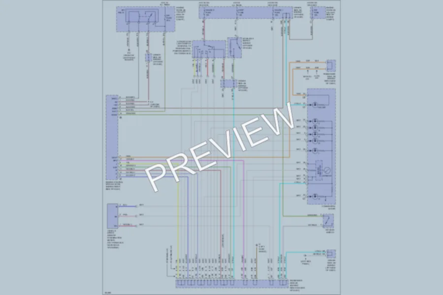 2004 Toyota Camry Transmission wiring diagram preview