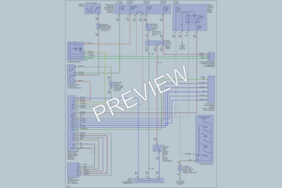 2004 Toyota Celica Cruise Control wiring diagram preview
