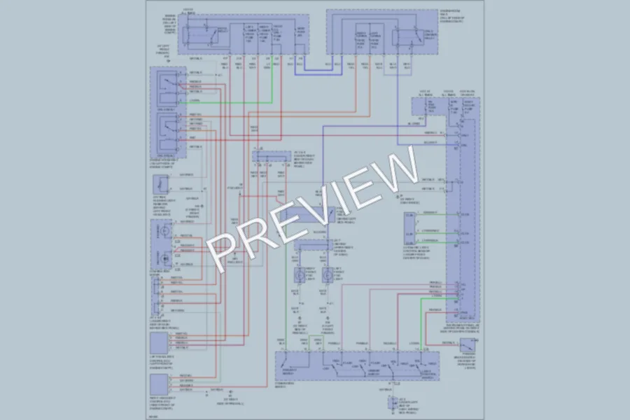 2004 Toyota Celica Headlights wiring diagram preview