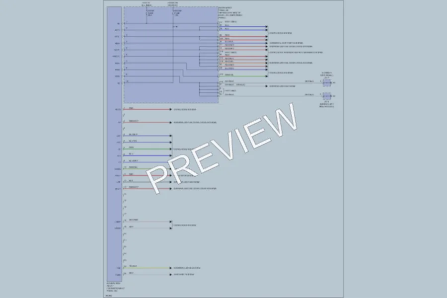 2004 Toyota Corolla Body Control Modules wiring diagram preview