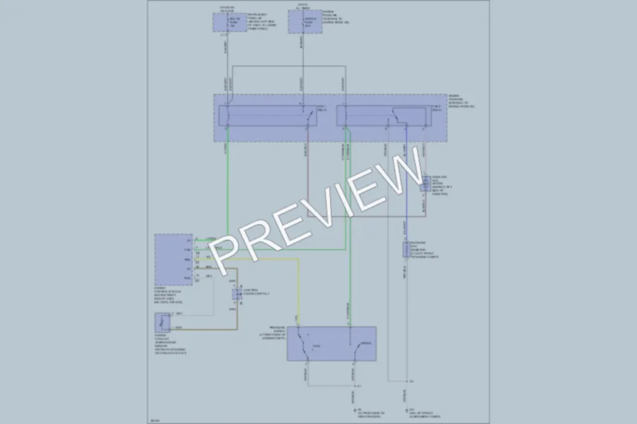 2004 Toyota Corolla Cooling Fan wiring diagram preview