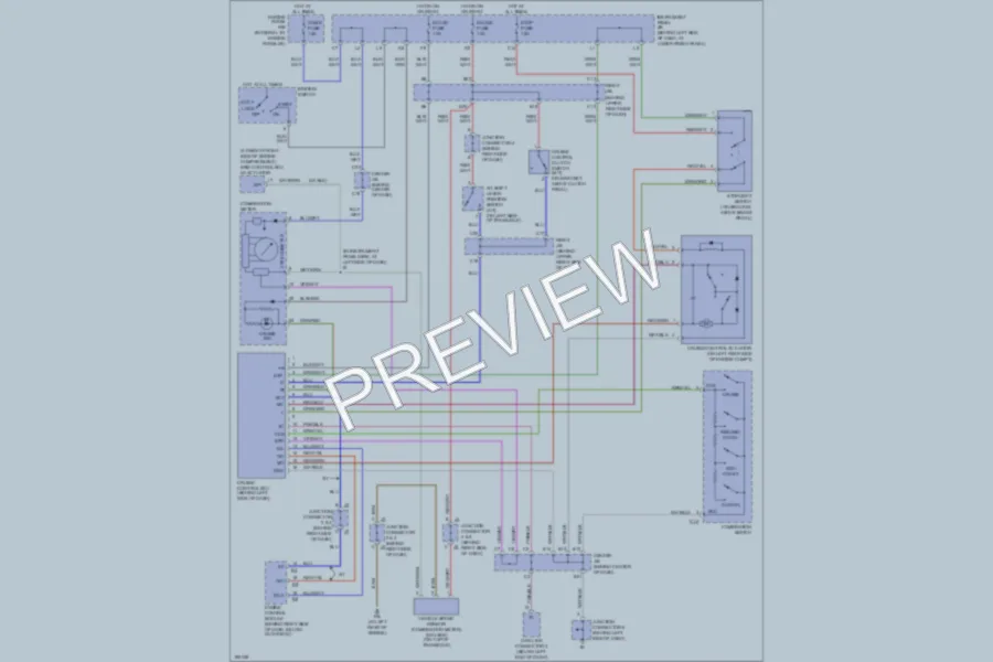 2004 Toyota Corolla Cruise Control wiring diagram preview
