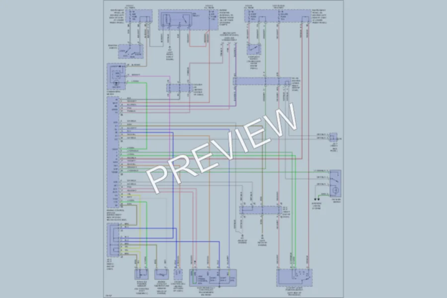2004 Toyota Corolla Transmission wiring diagram preview
