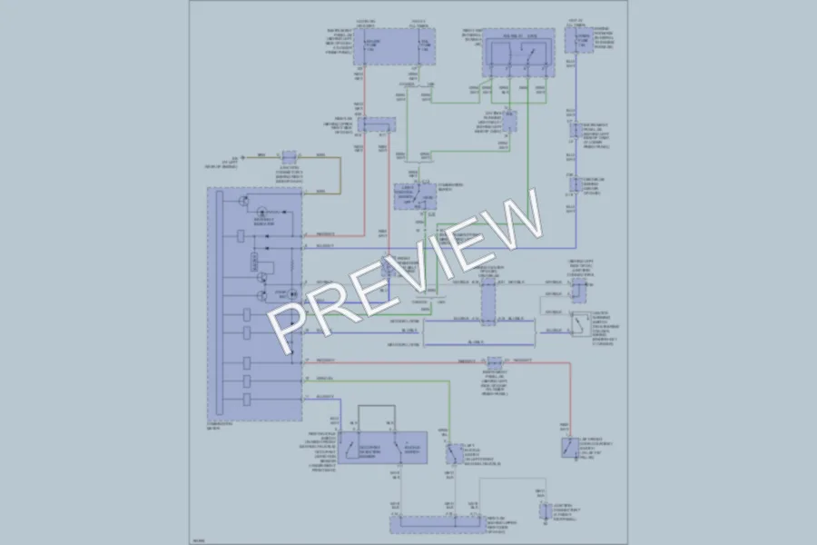 2004 Toyota Corolla Warning Systems wiring diagram preview