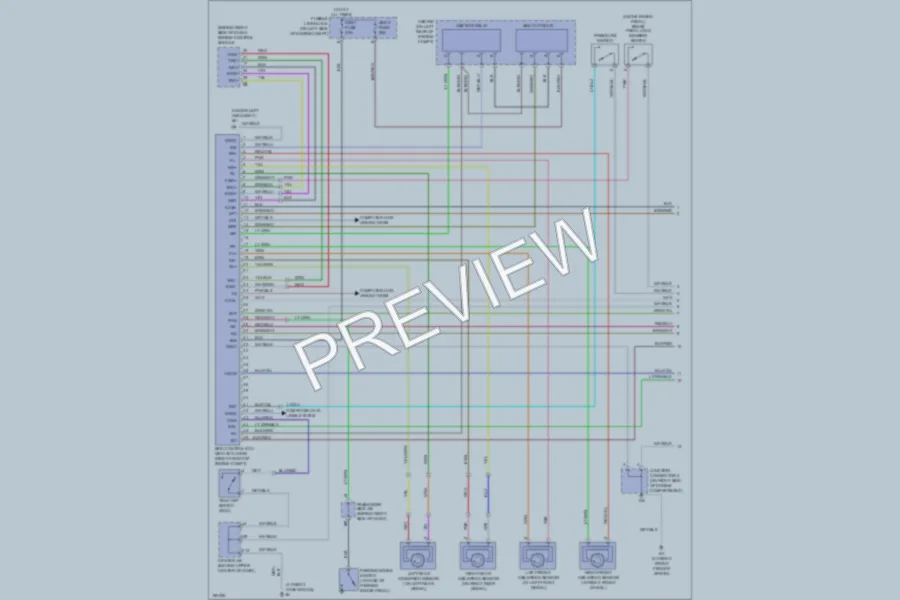 2004 Toyota Highlander Anti Lock Brakes wiring diagram preview
