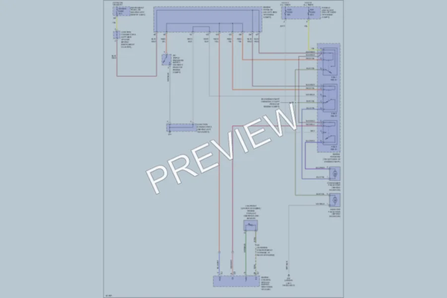2004 Toyota Highlander Cooling Fan wiring diagram preview