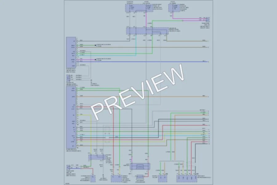 2004 Toyota Highlander Navigation wiring diagram preview