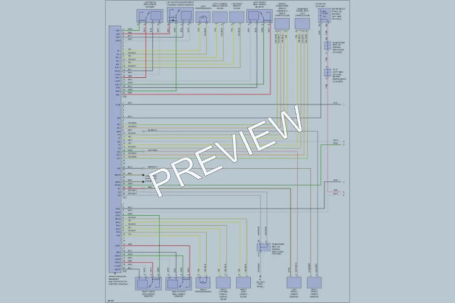 2004 Toyota Highlander Supplemental Restraints wiring diagram preview