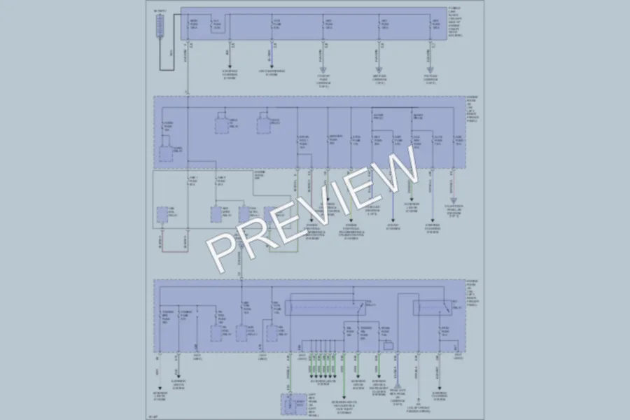 2004 Toyota LandCruiser Power Distribution wiring diagram preview