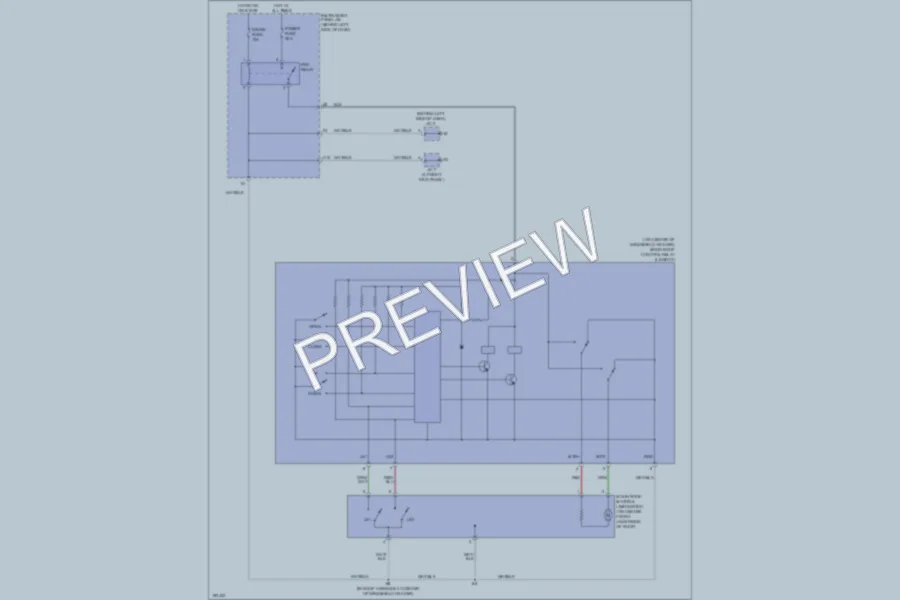 2004 Toyota Matrix Power Top Sunroof wiring diagram preview