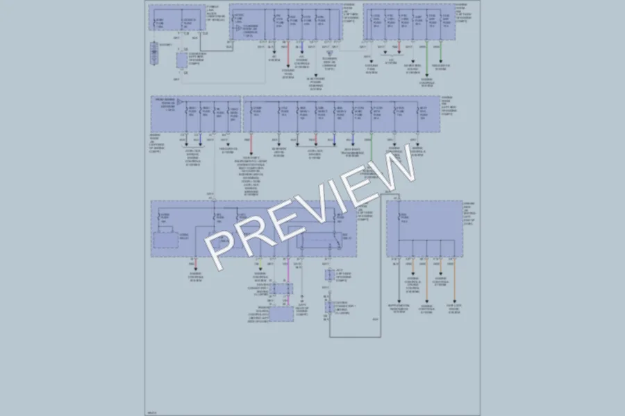 2004 Toyota Prius Power Distribution wiring diagram preview
