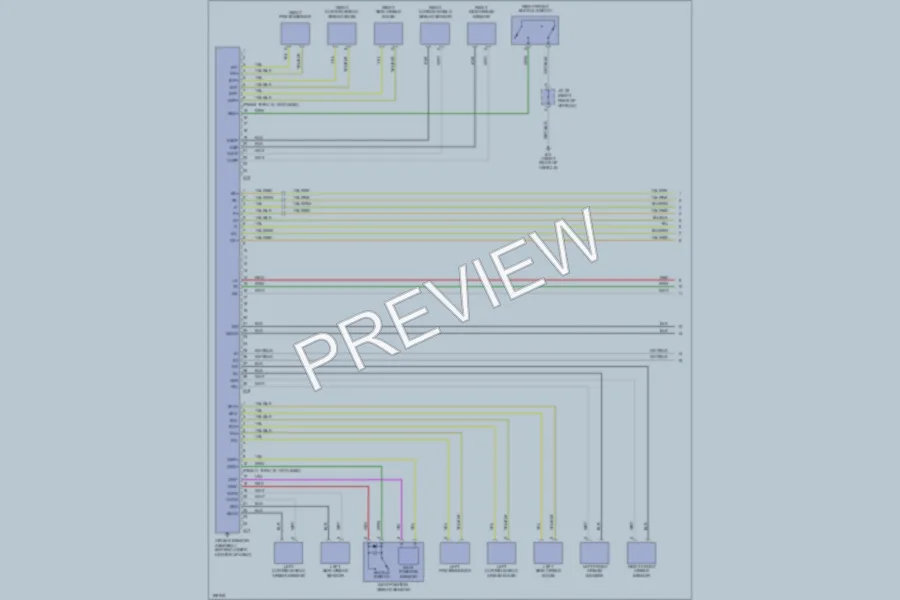 2004 Toyota Prius Supplemental Restraints wiring diagram preview