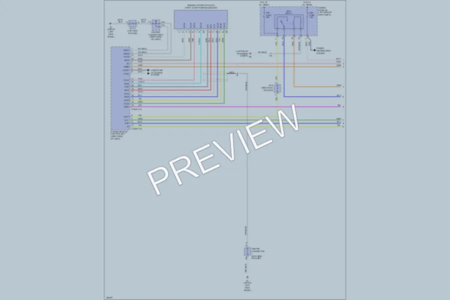 2004 Toyota Prius Transmission wiring diagram preview