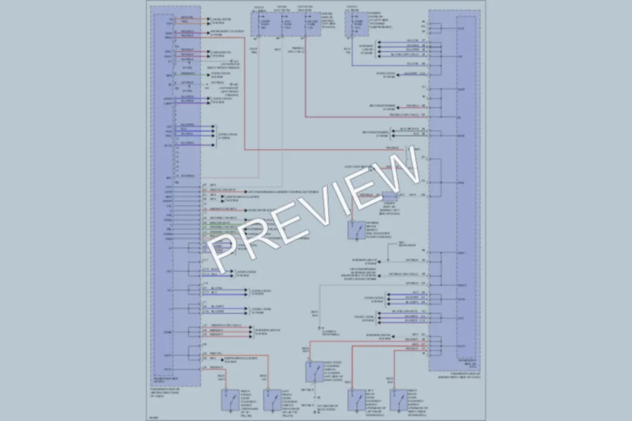 2004 Toyota RAV4 Body Control Modules wiring diagram preview