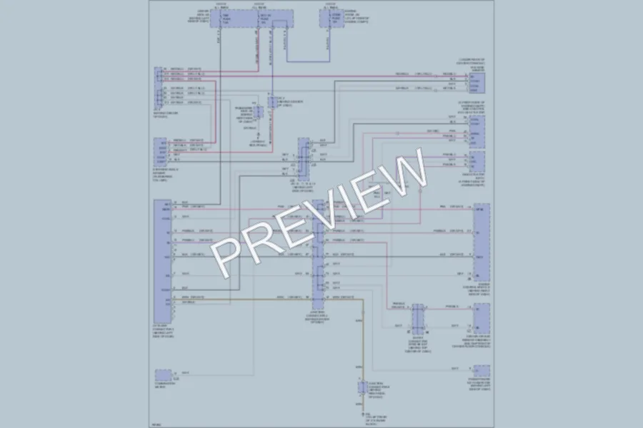 2004 Toyota RAV4 Computer Data Lines wiring diagram preview