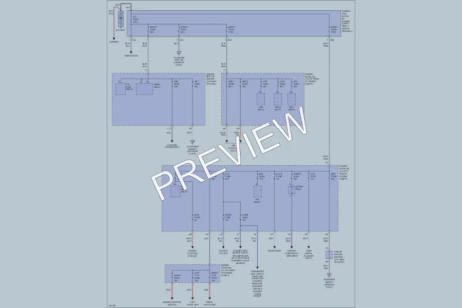 2004 Toyota RAV4 Power Distribution wiring diagram preview