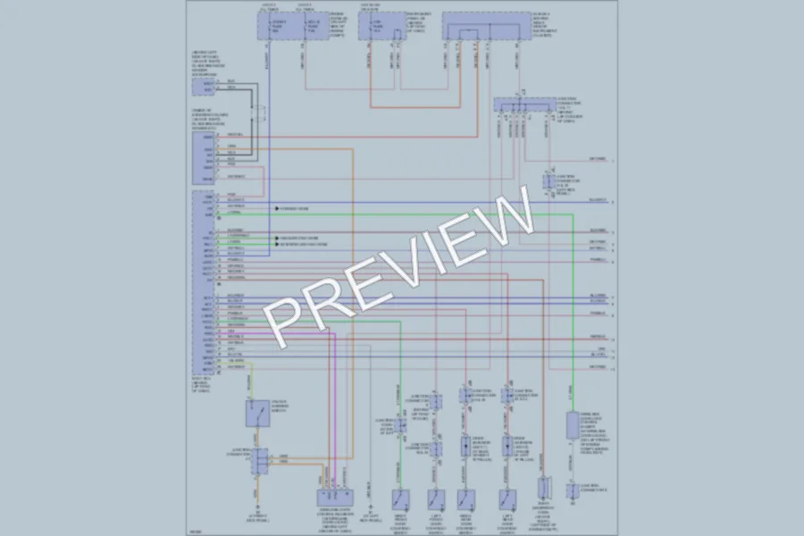 2004 Toyota Sequoia Anti Theft wiring diagram preview