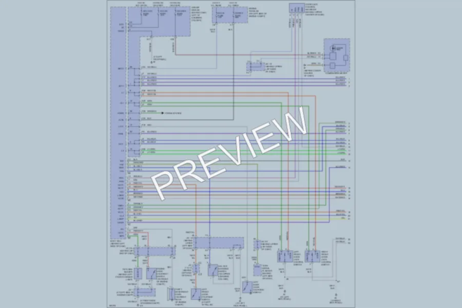 2004 Toyota Sienna Anti Theft wiring diagram preview