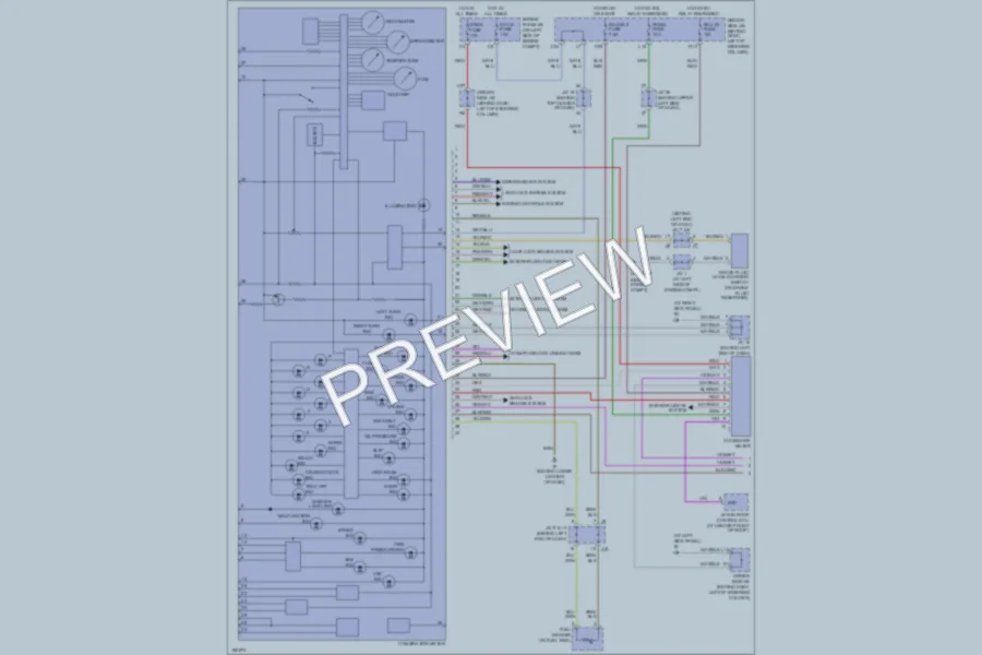 2004 Toyota Sienna Instrument Cluster wiring diagram preview