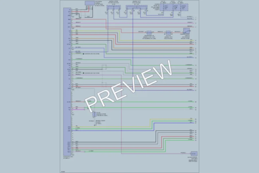 2004 Toyota Sienna Radio wiring diagram preview