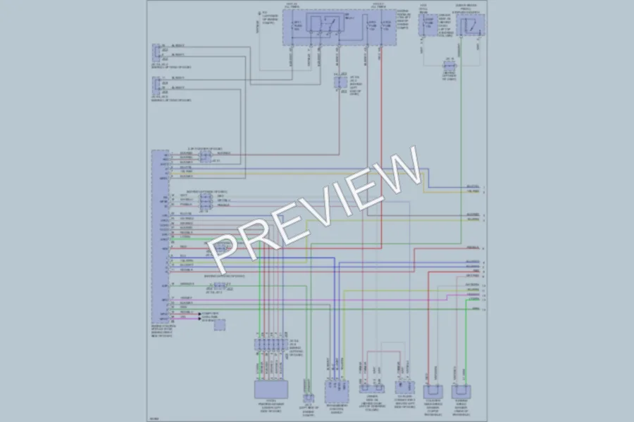2004 Toyota Sienna Transmission wiring diagram preview
