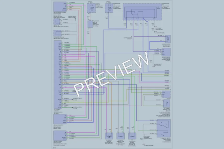2004 Toyota Solara Air Conditioning wiring diagram preview
