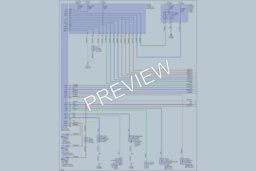 2004 Toyota Solara Anti Theft wiring diagram preview