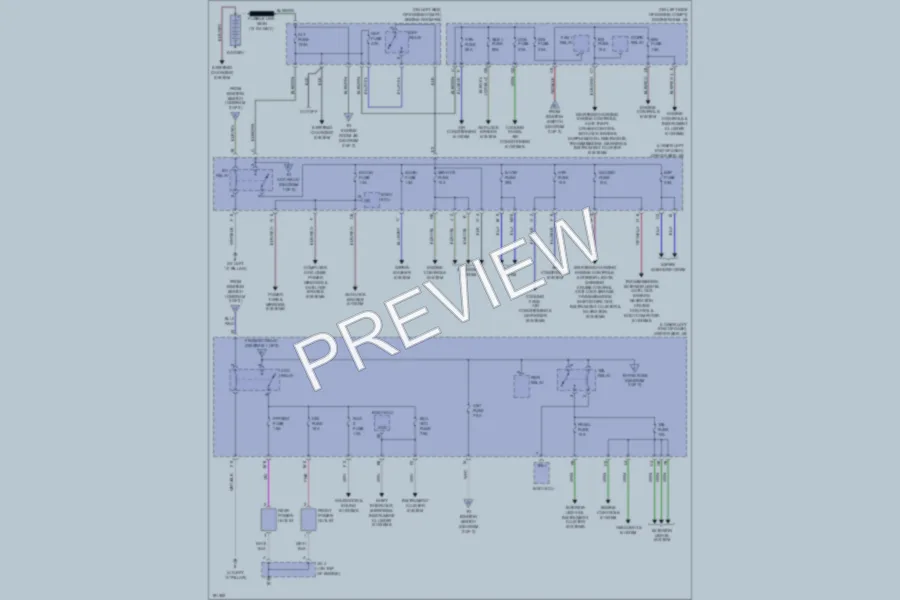 2004 Toyota Solara Power Distribution wiring diagram preview