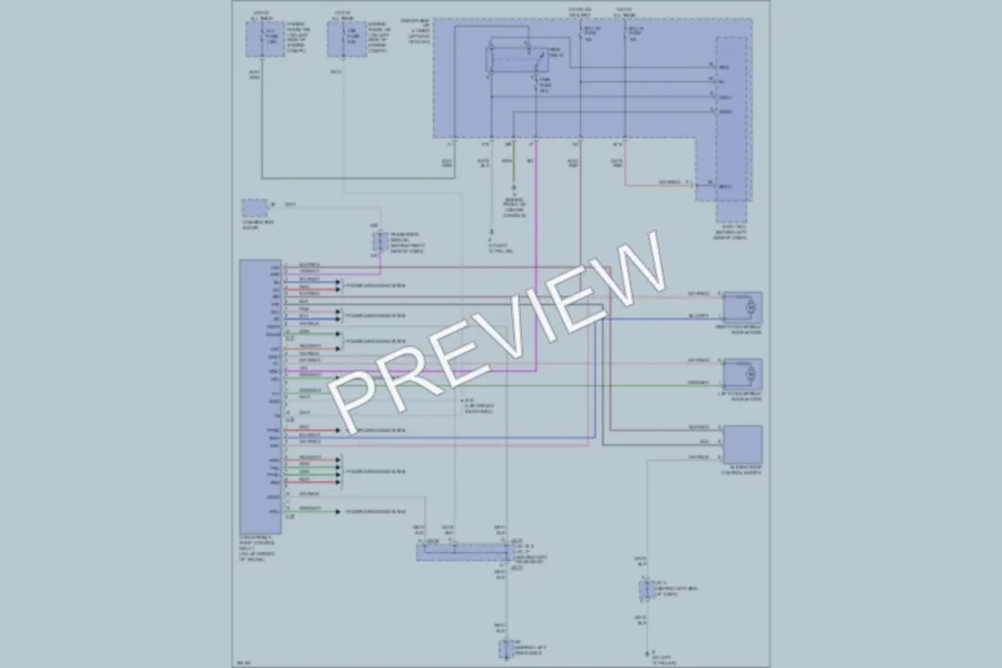 2004 Toyota Solara Power Top Sunroof wiring diagram preview