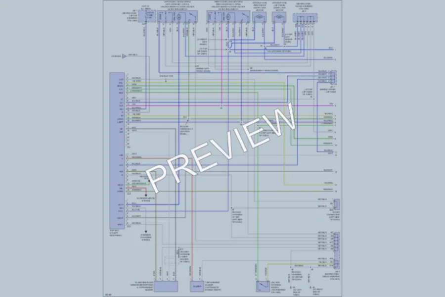 2004 Toyota Tacoma Anti Theft wiring diagram preview