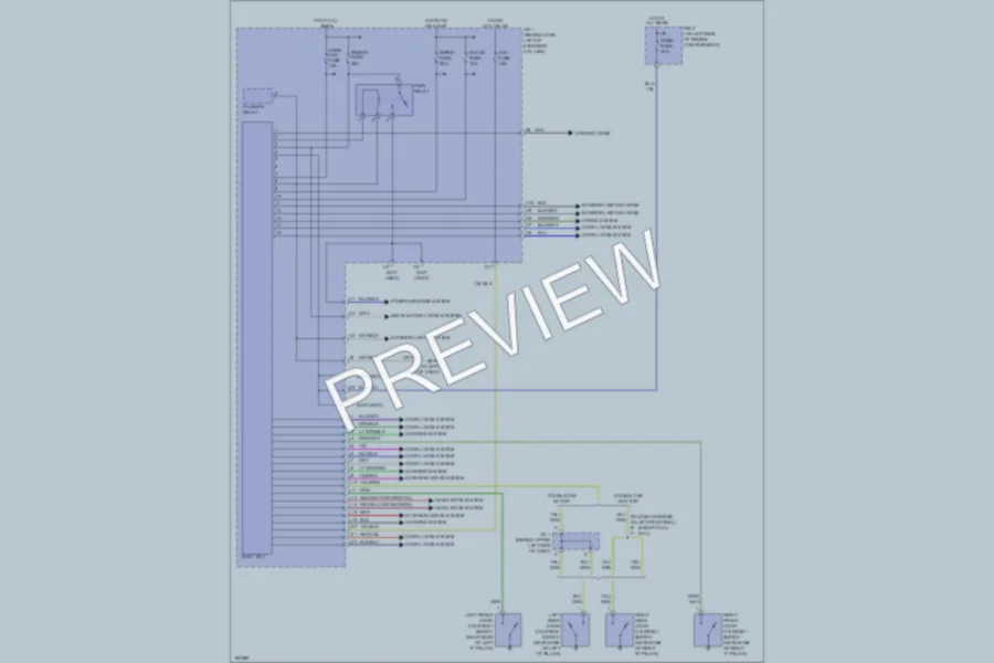 2004 Toyota Tacoma Body Control Modules wiring diagram preview