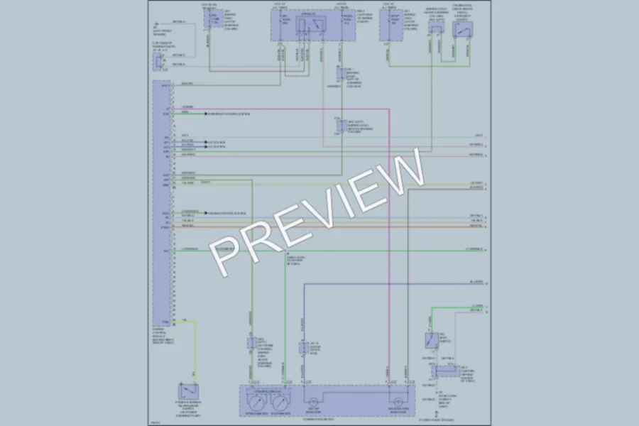 2004 Toyota Tacoma Engine Performance wiring diagram preview