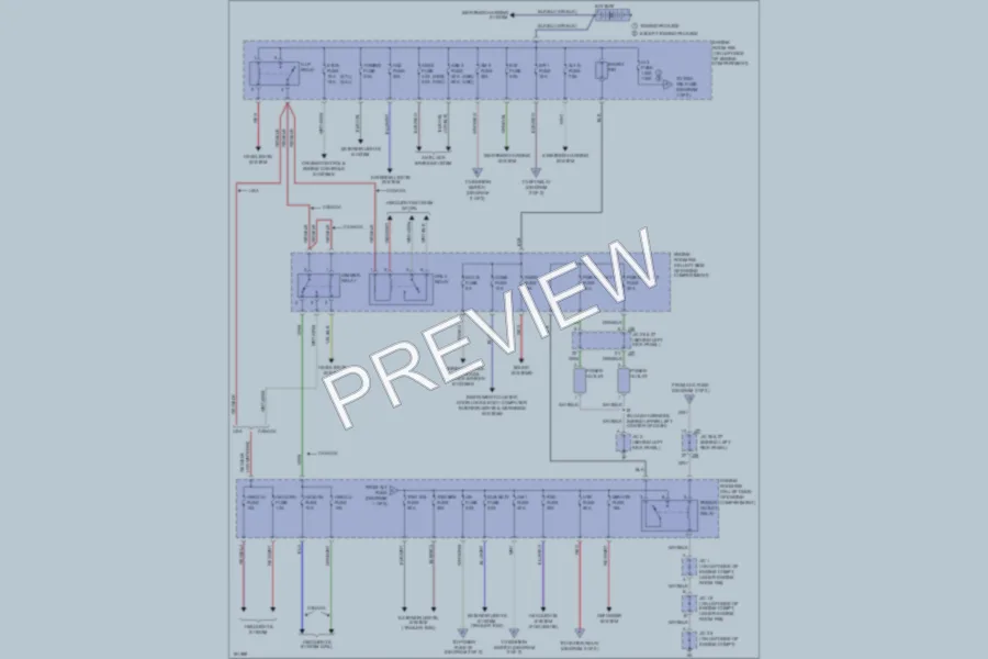 2004 Toyota Tundra Power Distribution wiring diagram preview