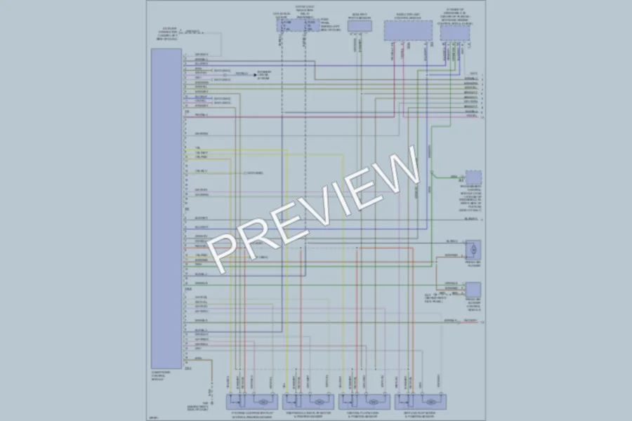 2004 Volkswagen GTI Air Conditioning wiring diagram preview