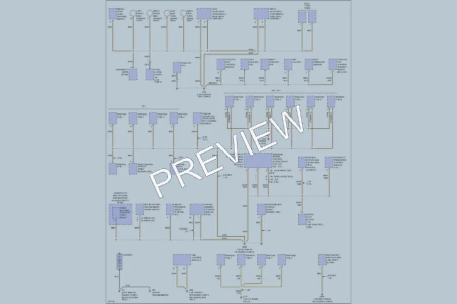 2004 Volkswagen GTI Ground Distribution wiring diagram preview