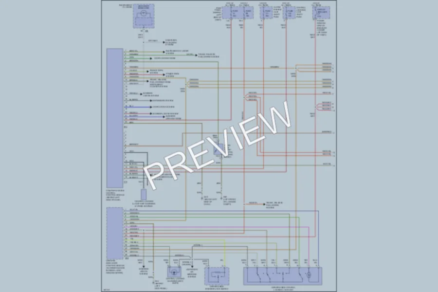 2004 Volkswagen Jetta Anti Theft wiring diagram preview